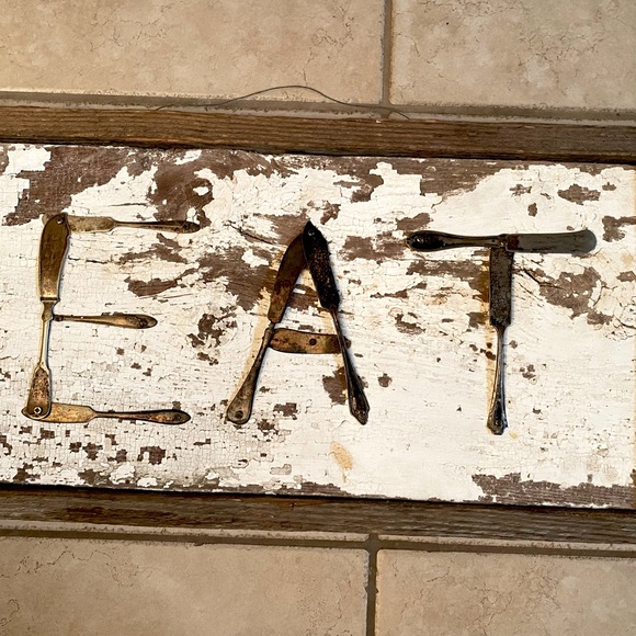 EAT barn wood sign - Picture 1 of 4
